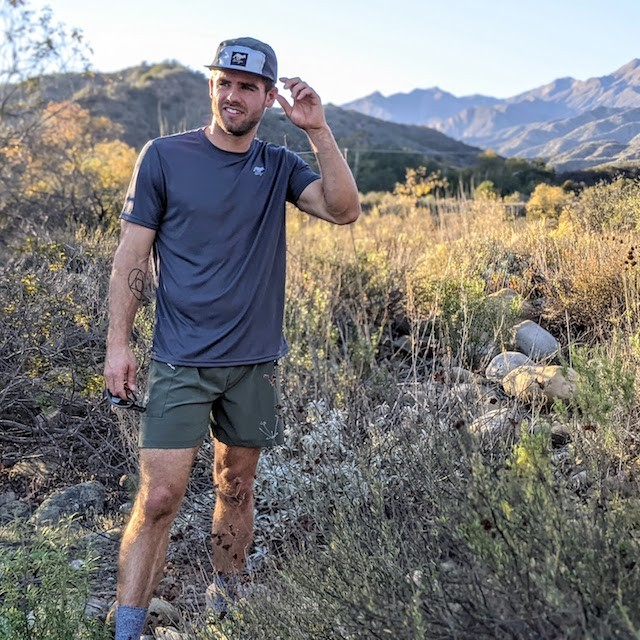 Runyon Mens Graphite Tech Trail Performance Outdoor Fitness Shirt Made In USA