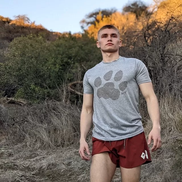 Runyon Canyon Apparel Men's Puma Paw Signature Performance Fitness Shirt Made In USA Runyon Canyon Apparel Men's Puma Paw Signature Performance Fitness Shirt Made In USA