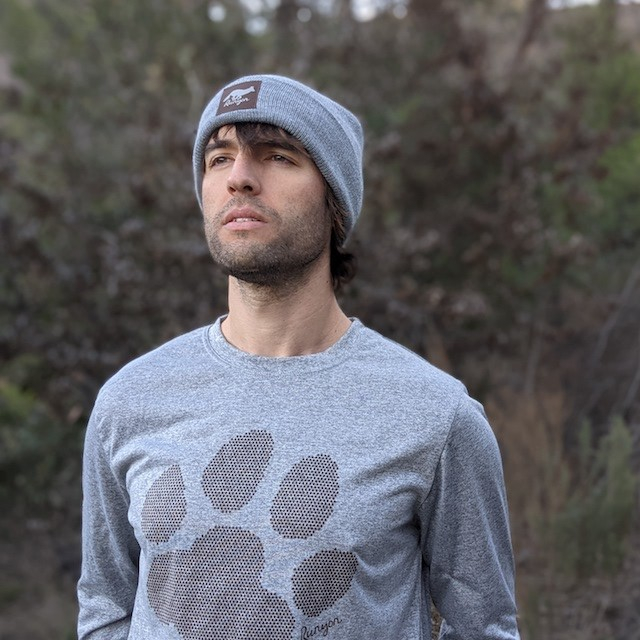 Runyon Canyon Apparel Mens Puma Paw Long Sleeve Siganture Performance Fitness Shirt | Made In USA