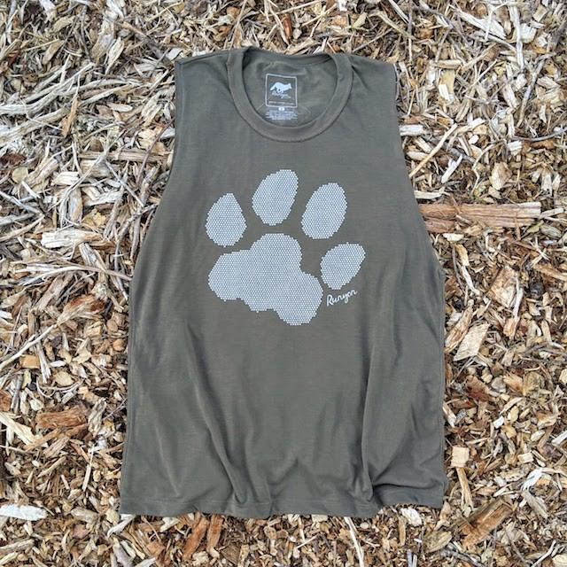 Runyon Women's Puma Paw Muscle Tank Made In USA