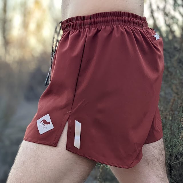 Runyon Unisex 3" Rust Performance Running Short Made In USA | Runyon Canyon Apparel