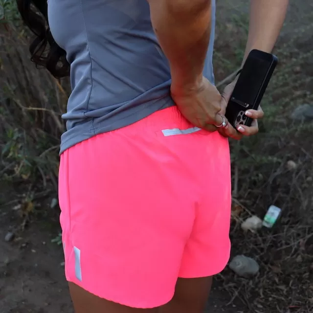 Runyon Unisex 3" Hot Pink Performance Running Short Made In USA | Runyon Canyon Apparel Runyon Unisex 3" Hot Pink Performance Running Short Made In USA | Runyon Canyon Apparel