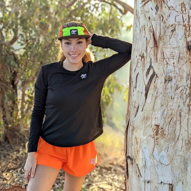 Runyon Hot Orange Lava Classic Performance Running Short Made In USA