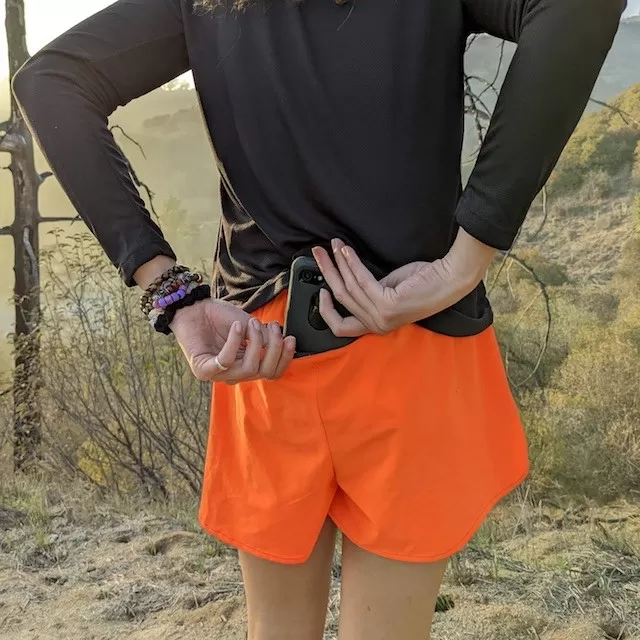 Runyon Hot Orange Lava Classic Performance Running Short Made In USA