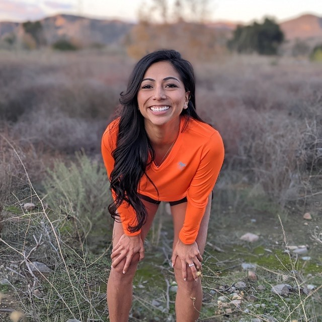 Runyon Women's Neon Orange Long Sleeve Performance Training Shirt