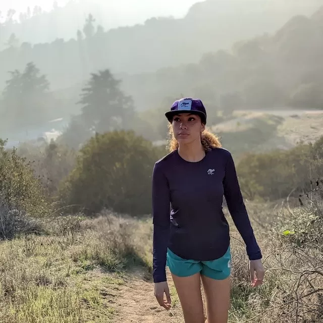 Runyon Womens Purple Long Sleeve Performance Trail Shirt Made In USA Runyon Womens Purple Long Sleeve Performance Trail Shirt Made In USA