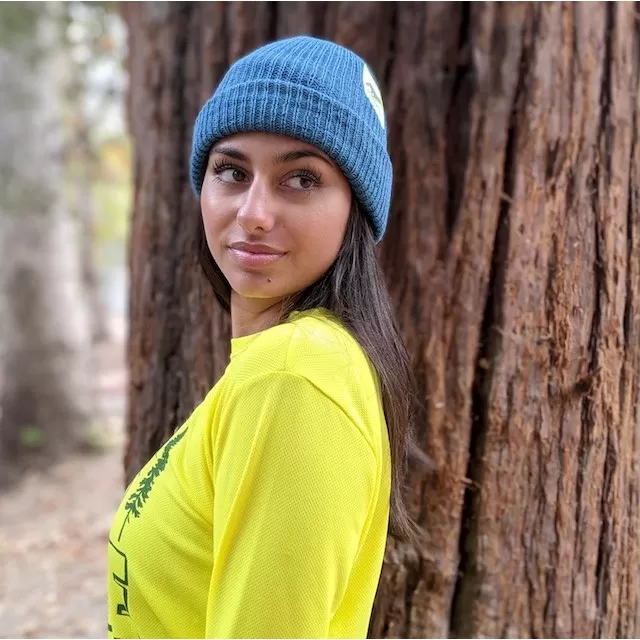 Runyon Canyon Apparel Women's HIKE Yellow Forest Long Performance Technical Trail Shirt Made IN USA Runyon Canyon Apparel Women's HIKE Yellow Forest Long Performance Technical Trail Shirt Made IN USA