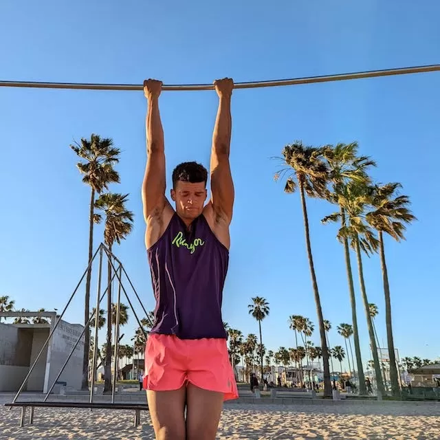 Runyon Purple Neon Script Training Tank - Made In USA