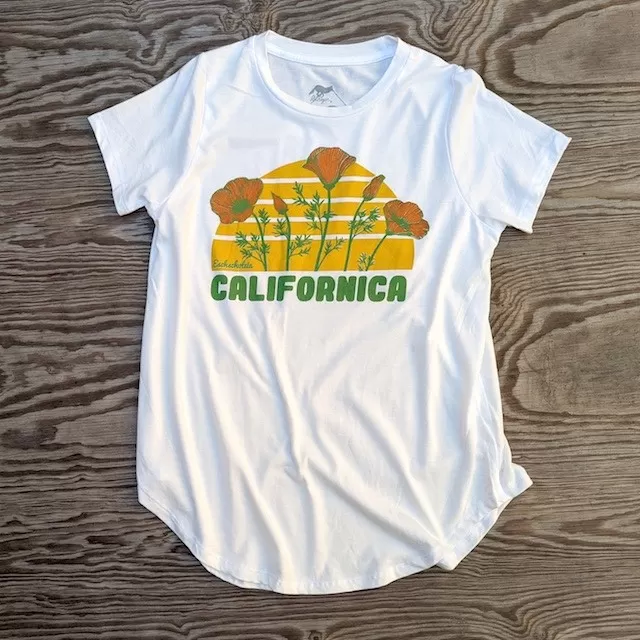 Runyon  Women's Californica Poppy Shirt Hemp Organic Cotton - Made In USA Runyon  Women's Californica Poppy Shirt Hemp Organic Cotton - Made In USA