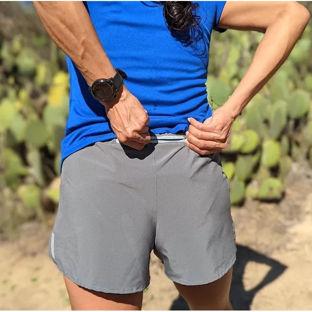 Runyon Steel Grey Unisex 3" Performance Running Short Made In USA | Runyon Canyon Apparel Runyon Steel Grey Unisex 3" Performance Running Short Made In USA | Runyon Canyon Apparel