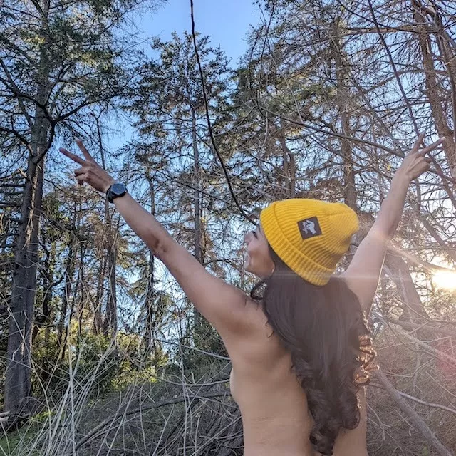 Runyon Honey Mustard Reflective Knit Beanie American Made In USA | Runyon Canyon Apparel