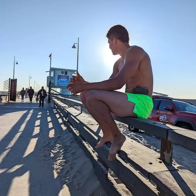 Runyon Unisex 3" Neon Yellow Performance Running Short Made In USA | Runyon Canyon Apparel