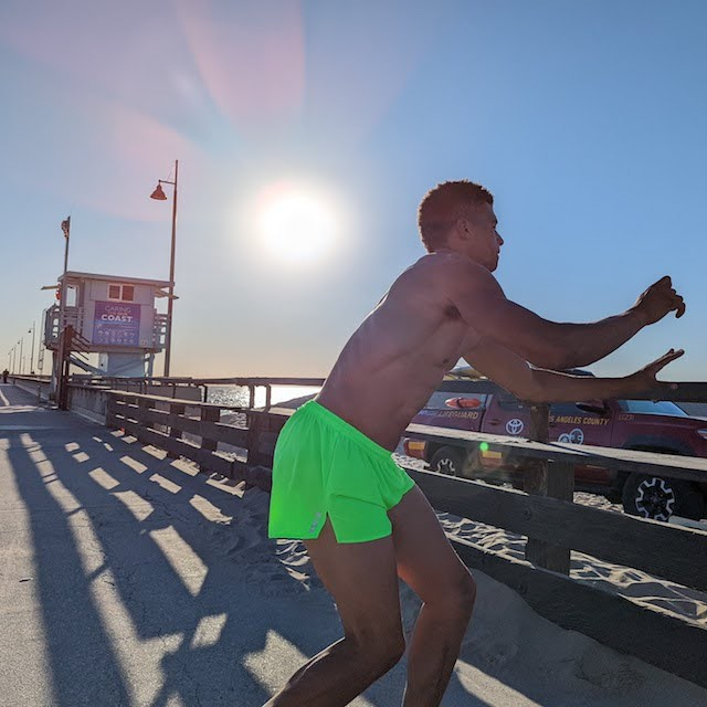 Runyon Unisex 3" Neon Yellow Performance Running Short Made In USA | Runyon Canyon Apparel