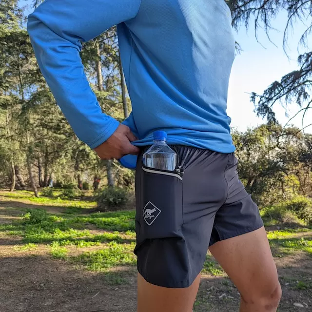 Mens Baby Blue Skies Long Sleeve Technical Trail  Performance Sportswear Shirt Made In USA - Great for hiking