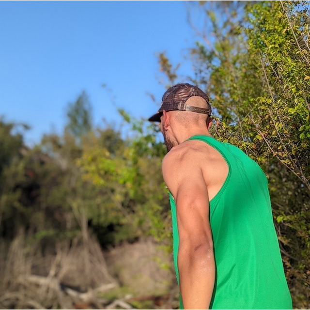 Runyon Mens Kelly Green Springs Performance Training Tank American Made In USA | Runyon Canyon Apparel
