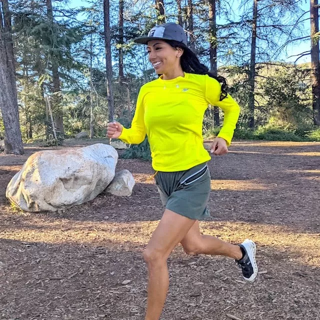 Runyon Canyon Apparel Womens Mellow Yellow Long Trail Shirt great for Running, HIking, Outdoor Fitness Made In USA