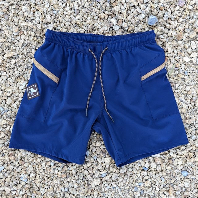 Runyon TrailStash 7" Navy Blue Gravel Performance Short