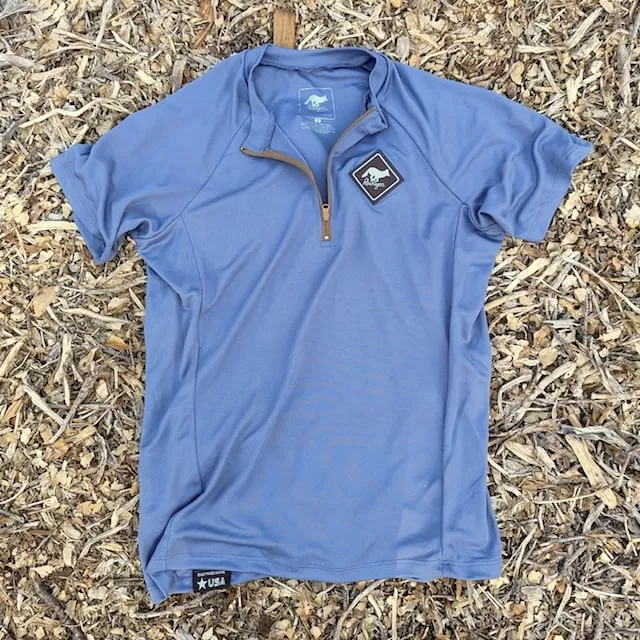 Runyon Mens American Made In USA Classic Cycling Jersey - Steel Grey