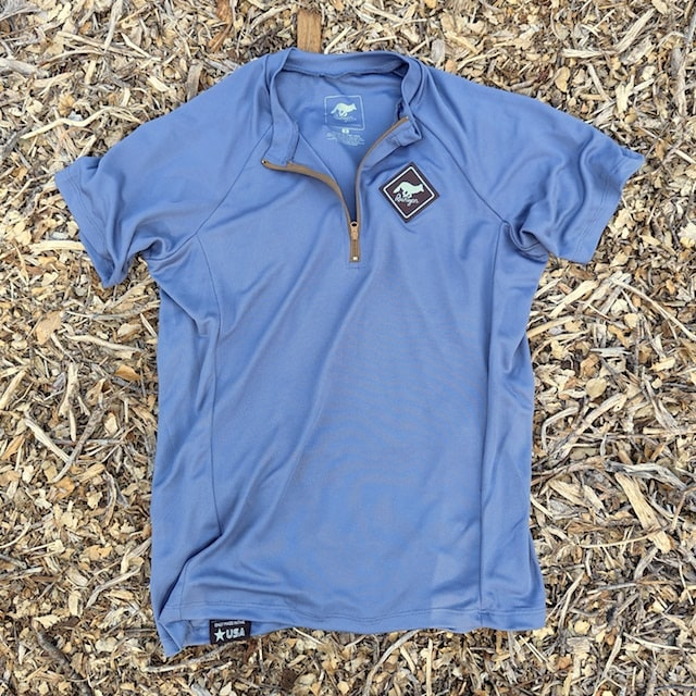 Runyon Mens American Made In USA Classic Cycling Jersey - Steel Grey