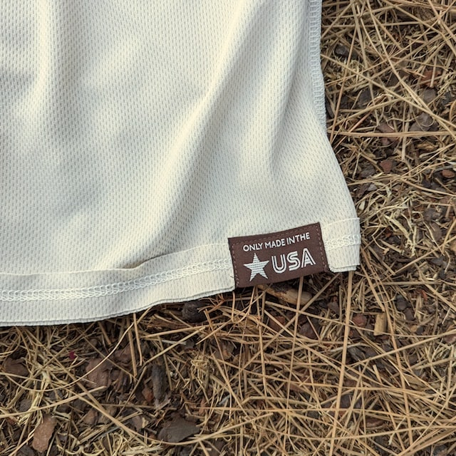 Runyon Men's Unisex Khaki Sand Tech Trail Tank - Muscle Workout Tank Top, Made In USA | Runyon Canyon Apparel