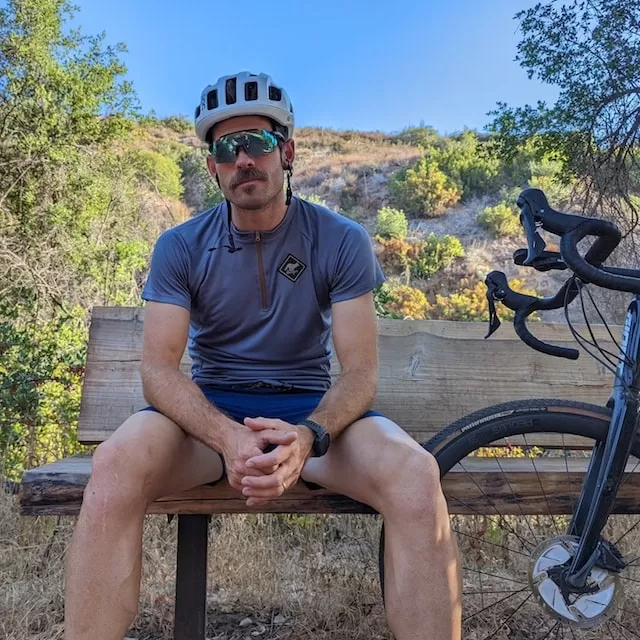 Runyon Mens American Made In USA Gravel Cycling Jersey - Steel Grey