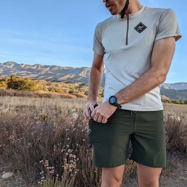 Runyon Mens American Made In USA Classic Cycling Jersey - Khaki Sand