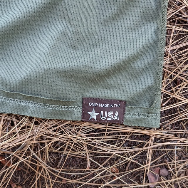 Runyon Men's Unisex Olive Green Tech Trail Tank - Muscle Workout Tank Top, Made In USA | Runyon Canyon Apparel