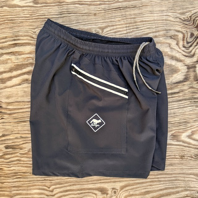 Runyon TrailStash 5" Dark Slate Gravel Performance Short Made In USA