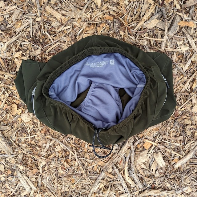 Runyon TrailStash 5" Gravel Short Dark Olive Green Made In USA