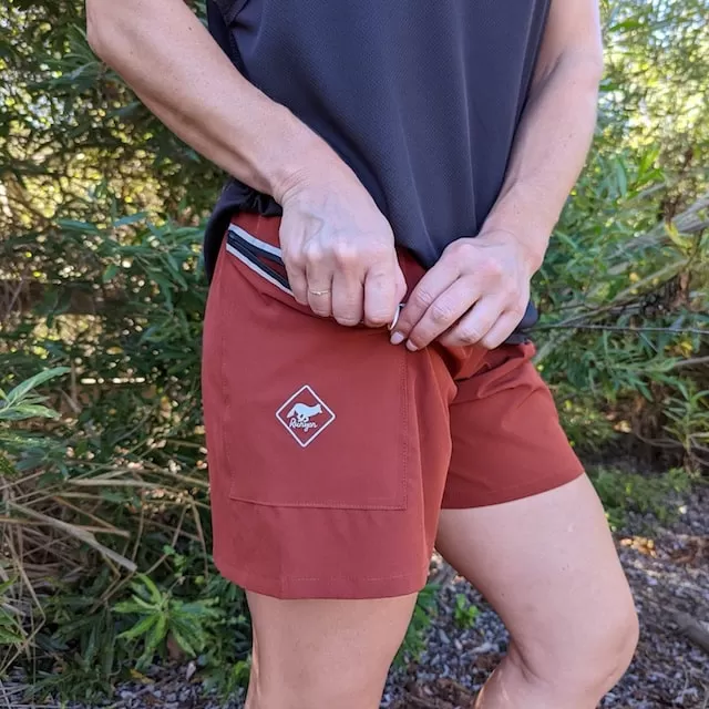 Runyon TrailStash 5" Red Rock Gravel Performance Short Made In USA