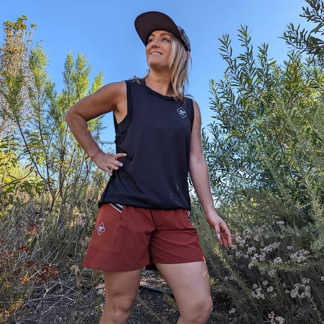 Runyon TrailStash 5" Red Rock Gravel Performance Short Made In USA