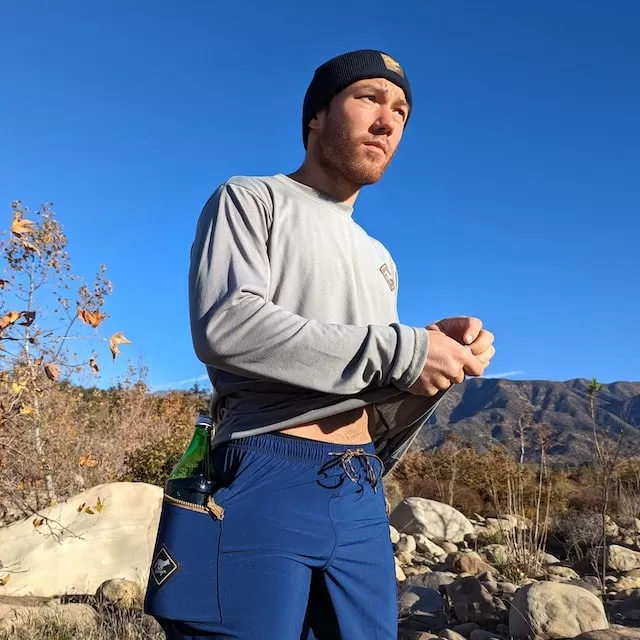 Runyon CozyTech Steel Grey Long Sleeve Camp Shirt - Hiking, Running, Outdoors, Workout, Workwear American Made In The USA Runyon CozyTech Steel Grey Long Sleeve Camp Shirt - Hiking, Running, Outdoors, Workout, Workwear American Made In The USA