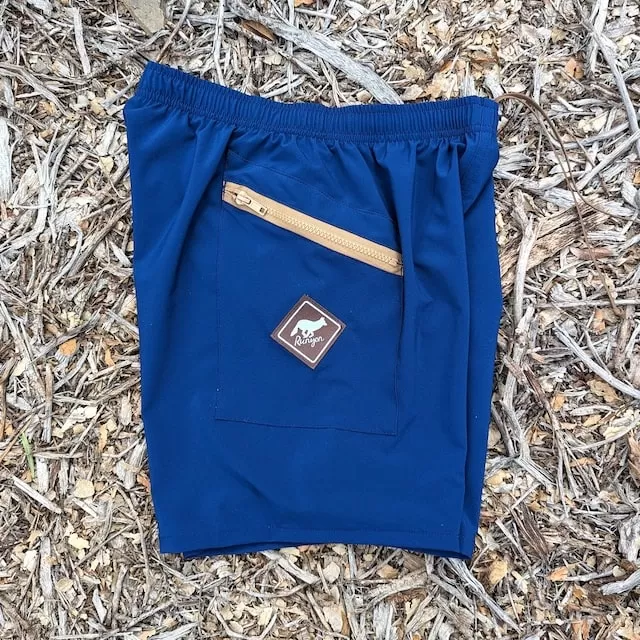 Runyon Navy Blue 7" TrailStash Gravel Short Shell American Made In USARunyon Navy Blue 7" TrailStash Gravel Short Shell American Made In USA