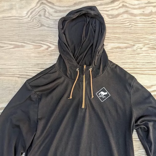 Runyon Unisex Black CozyTech  Zip Hoodie Made In USA | Runyon Canyon Apparel