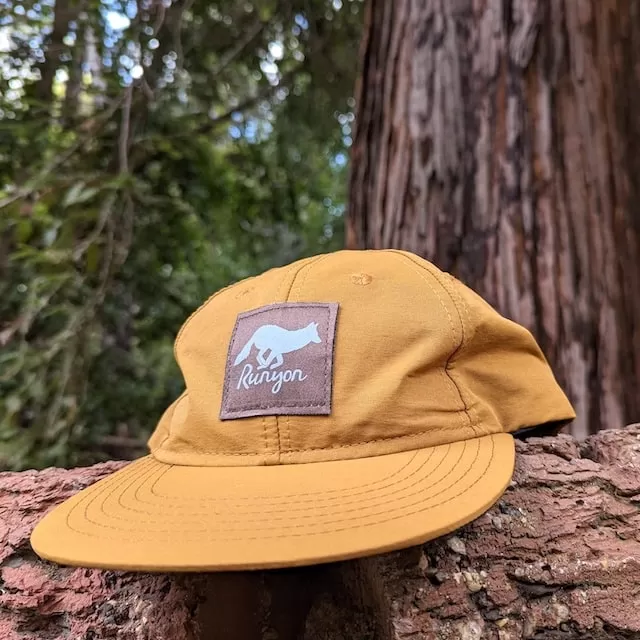 Runyon Cedar Performance Trail Cap American Made In USA Running Hiking Outdoor Fitness Hat
