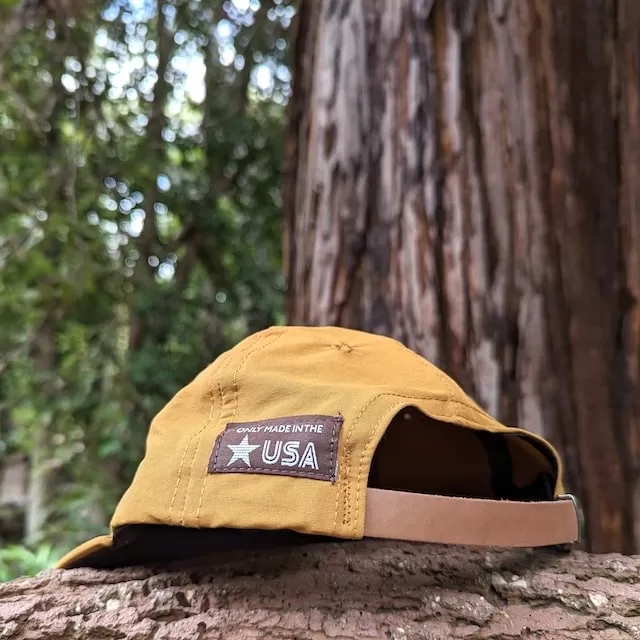 Runyon Cedar Performance Trail Cap American Made In USA Running Hiking Outdoor Fitness Hat