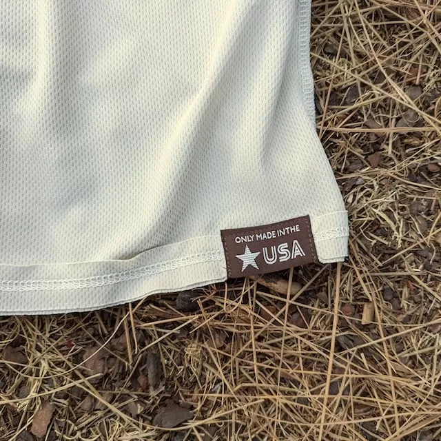 Runyon Unisex Khaki Sand Tech Trail Tank - Muscle Workout Tank Top, Made In USA | Runyon Canyon Apparel