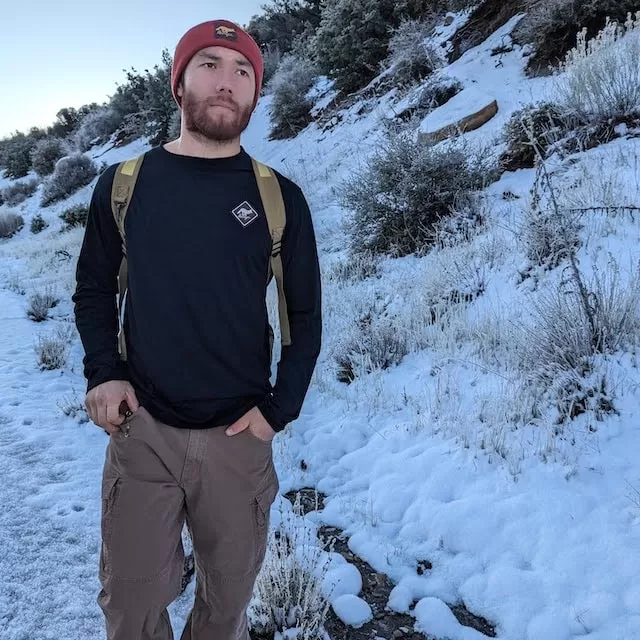 Runyon CozyTech Black Long Sleeve Performance Camp Shirts - American Made In USA Outdoor Fitness Runyon Canyon Apparel