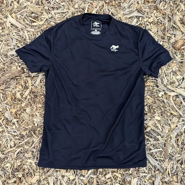 Runyon Men's Black Performance Technical Trail Shirt Made In USA Runyon Men's Black Performance Technical Trail Shirt Made In USA