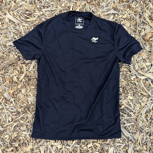 Runyon Men's Black Performance Technical Trail Shirt Made In USA