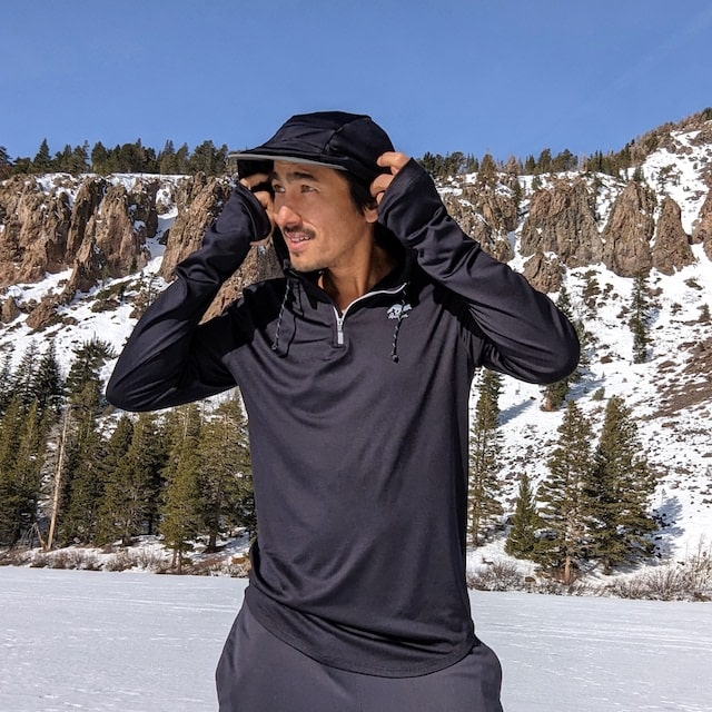 Runyon Men's Black Warm Up Performance Zip Hoodie Running Jacket American Made In USA Runyon Men's Black Warm Up Performance Zip Hoodie Running Jacket American Made In USA