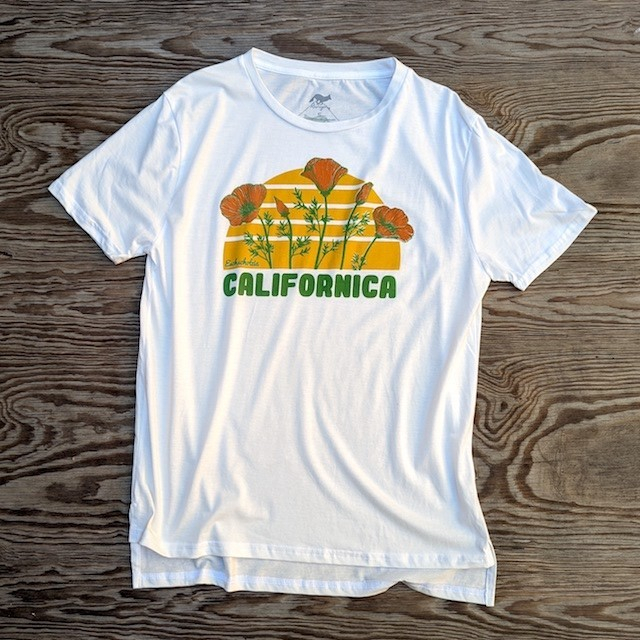 Runyon Men's California Poppy Shirt Hemp Organic Cotton - Made In USA Runyon Men's California Poppy Shirt Hemp Organic Cotton - Made In USA