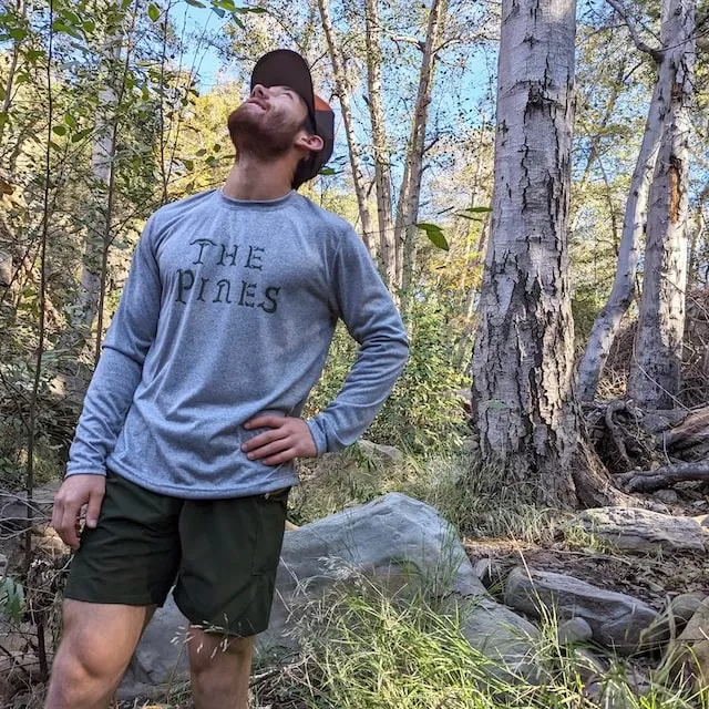 Runyon Mens Signature Long Performance Fitness Shirt The Pines Hiking Outdoor Apparel Made In USA