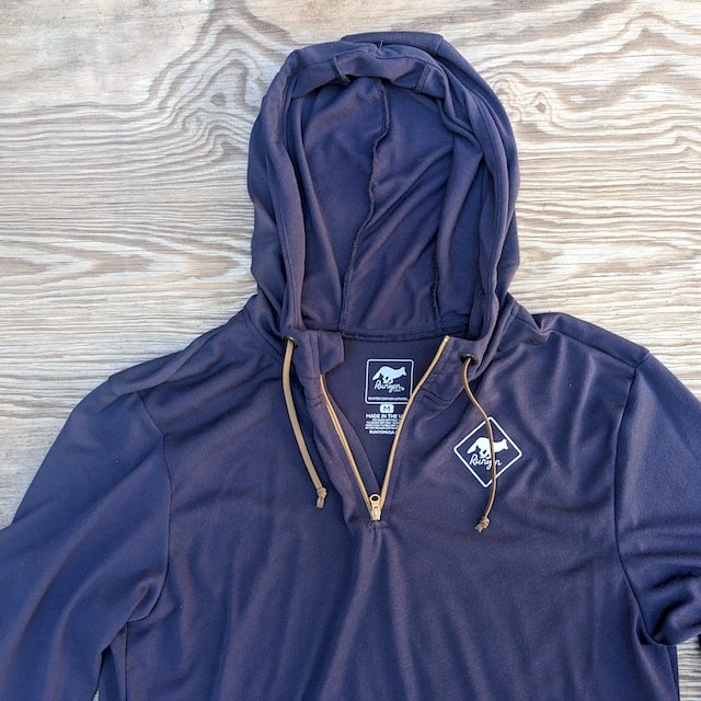 Runyon Unisex Navy Blue CozyTech Zip Hoodie Made In USA | Runyon Canyon Apparel