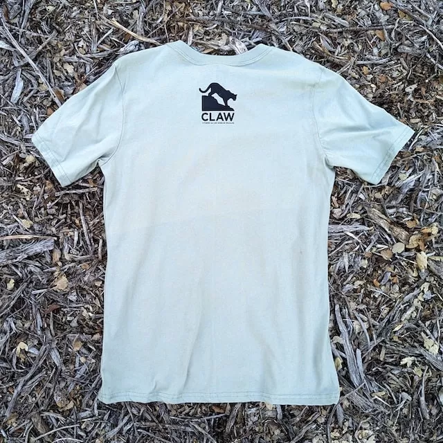 Runyon Men's Unisex Mountain Lion P-22 Fitness Shirt for Charity, Made In USA