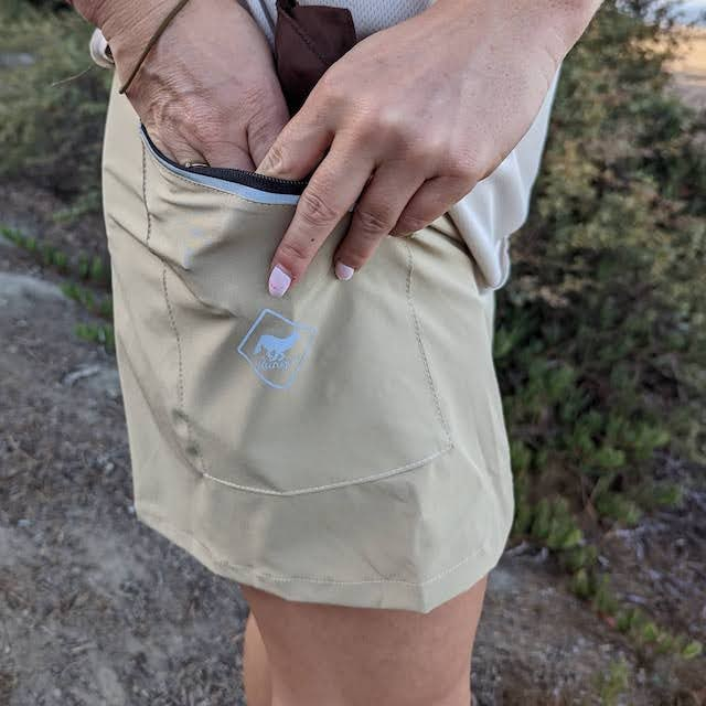 Runyon Unisex TrailStash 5" Gravel Short - Sand Dune (Khaki) Made In USA