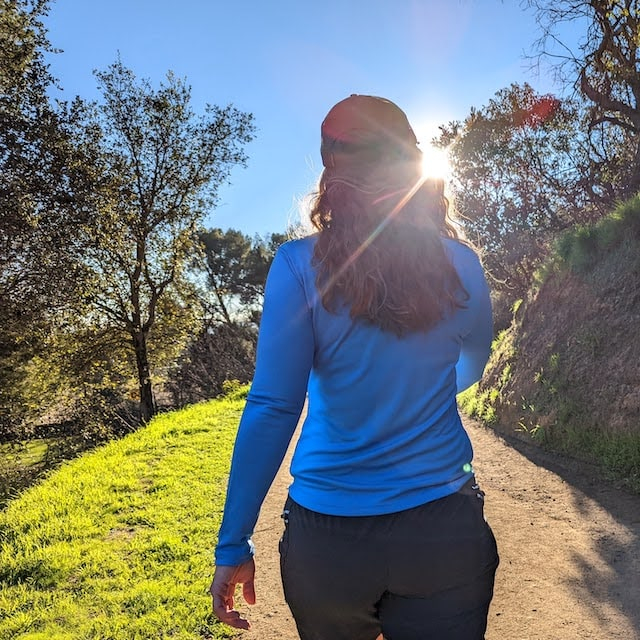 Runyon American Made In USA Blue Sky Long Tech Trail Performance Shirt