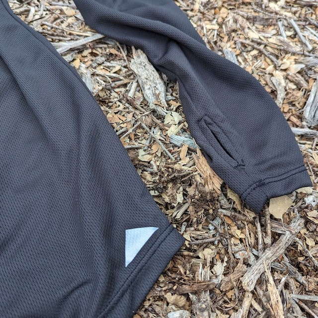 Runyon Men's Black Sun Hoodie Shirt Long Sleeve Thumbholes Sun Protection Quick Dry American Made In USA Runyon Men's Black Sun Hoodie Shirt Long Sleeve Thumbholes Sun Protection Quick Dry American Made In USA