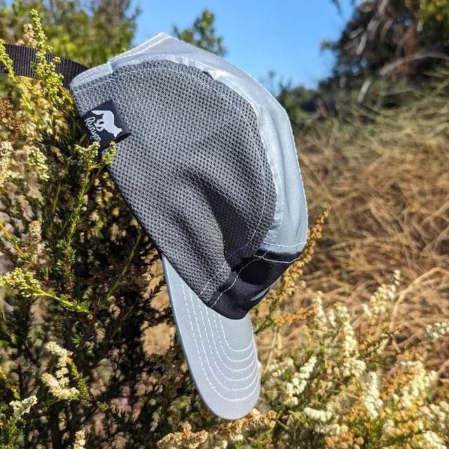 Black Rad AF Reflective Camp Hat Hi-Vis Safety Trail Running Hiking Cap