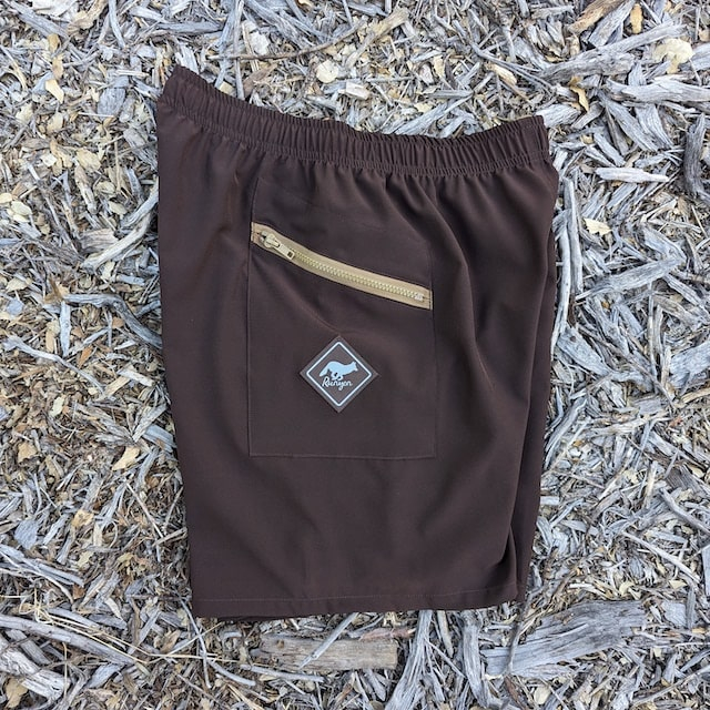 Runyon American Made In USA TrailStash 7" Gravel Short- Running, Hiking, Fitness, Outdoors